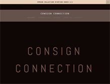 Tablet Screenshot of consignconnection.com